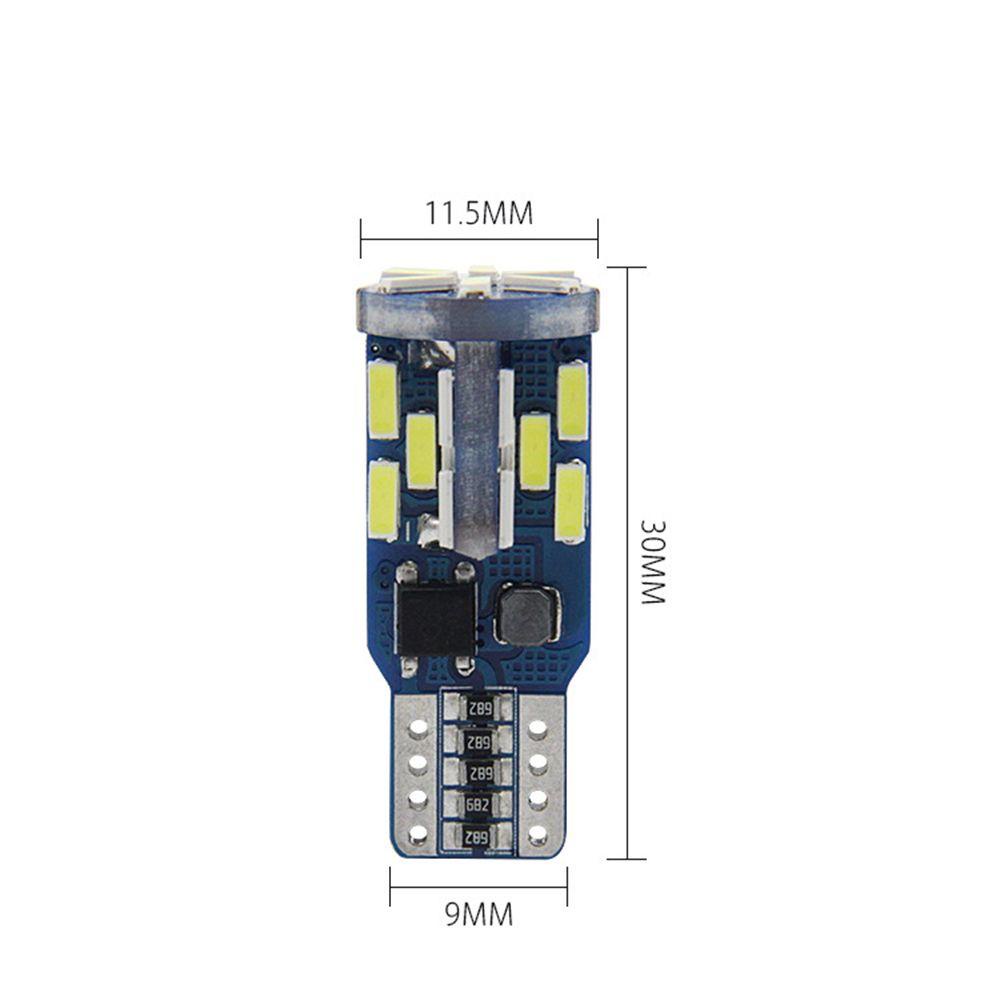 Populer 2Pcs Lampu Plat Lisensi 2Pcs Bohlam Lampu401430Smd COB LED Dome Map