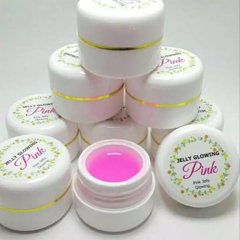 TERMURAH!! Jelly Glowing Pink - Cream Pemutih Wajah - Cream Obati Jerawat dan Bekas Jerawat