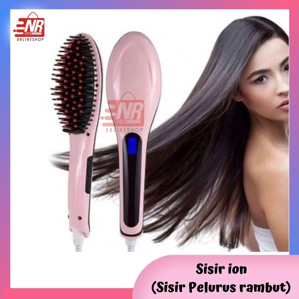 sisir pelurus rambut / sisir ion HQT-906 / pelurus rambut catok rambut sisir pelurus rambut