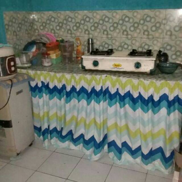 Gorden dapur / gorden kolong dapur nautilus biru