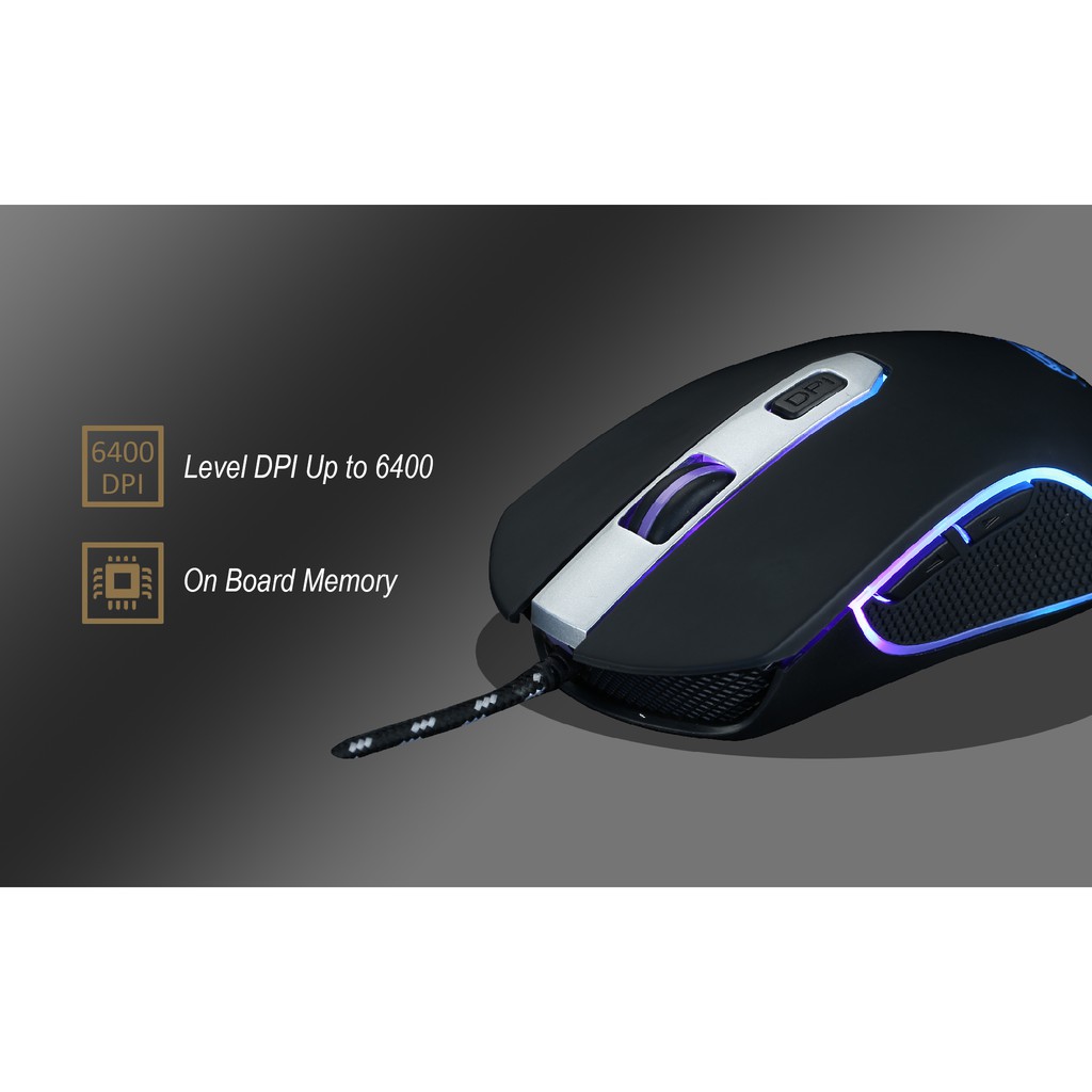 Mouse gaming imperion Javelin M410 rgb &amp; macro - Imperion m-410