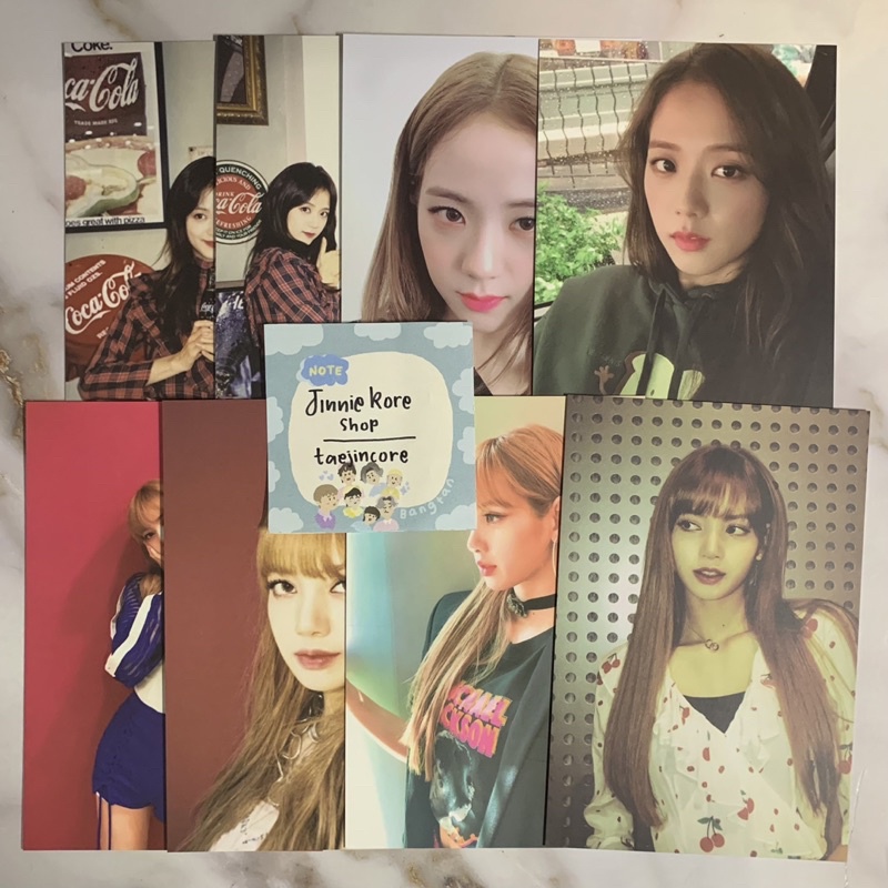 BLACKPINK BLINK KIT POSTCARD MEMBER SET JISOO LISA BP POSCA MEMBERS JP PHOTOCARD PC FC JENNIE ROSE M