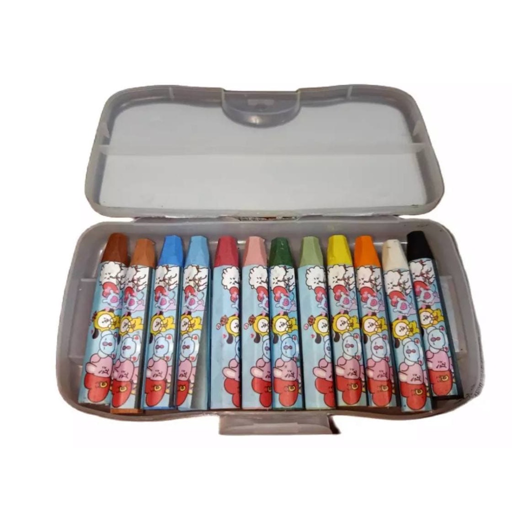 VANCO CRAYON OIL PASTELS V 1220 ISI 12 KARAKTER kartun. TERMURAH