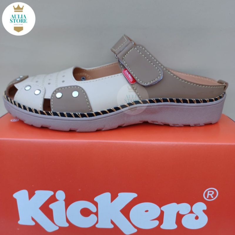 sepatu sandal /selop kickers wanita terbaru jumbo big size ukuran besar 41_45  sl hrv 05