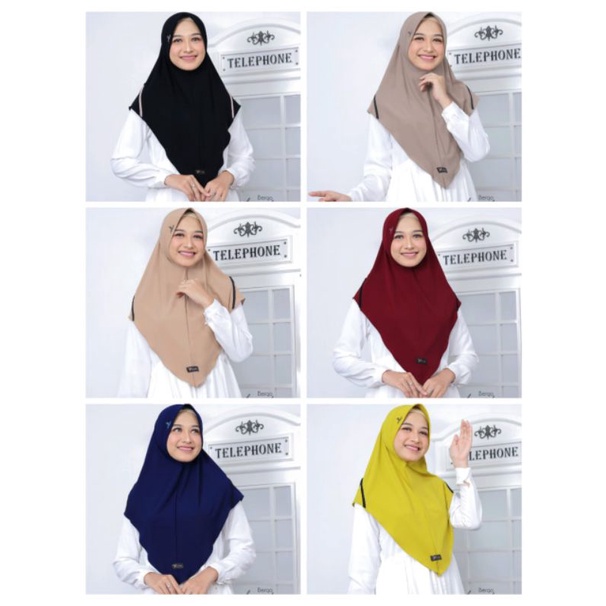 (BISA COD) HIJAB JILBAB INSTAN / BERGO HAIFA BY YESSANA-8