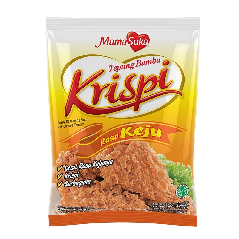 

MamaSuka Tepung Bumbu Krispi rasa Keju 170 gram