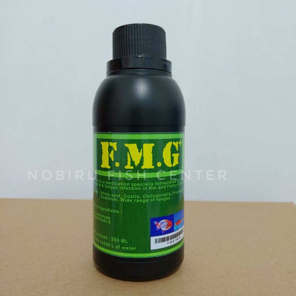 FMG+ 250ml Obat Jamur Insang Ikan Koi + Pipet