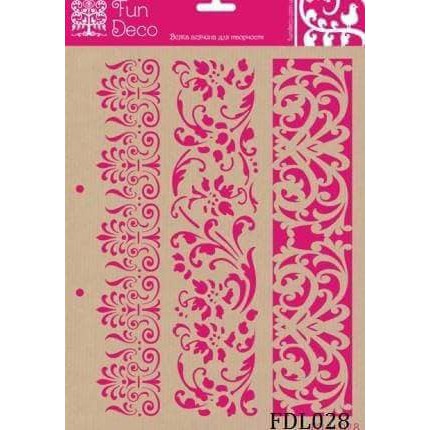 

Fun Deco Stencil ~ FDL028