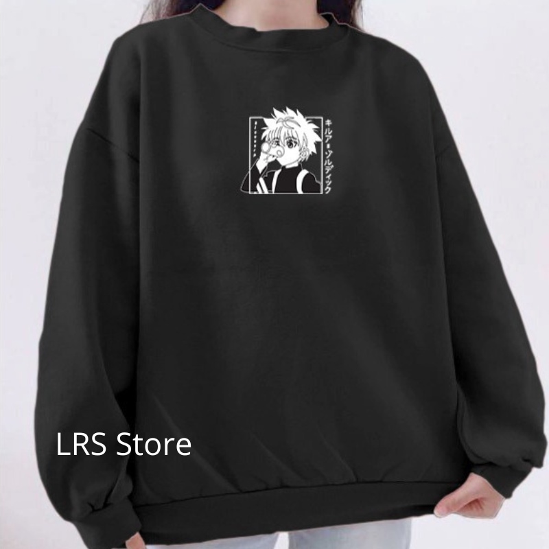 Sweater Basic Wanita Siuuuurp L Xl XXL Switer Kekinian Suiter Bahan Fleece Tebal Sweater Oblong Hood