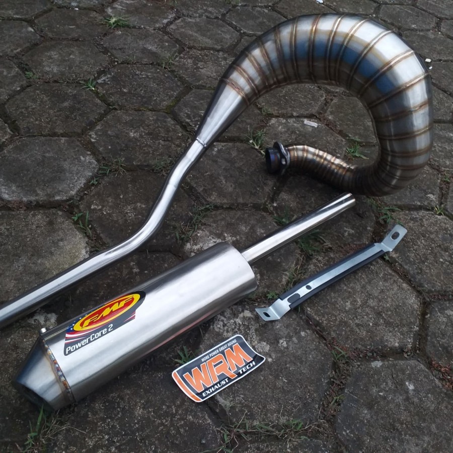 Knalpot Racing FMF Power Core 2 Ninja 2 Tak Trail Rangka KLX Ninja Trail  2 Tak Rangka KLX