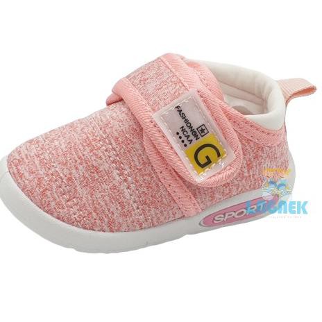 Penawaran Spesial SEPATU  ANAK  IMPORT PINK CORAK POLOS USIA  