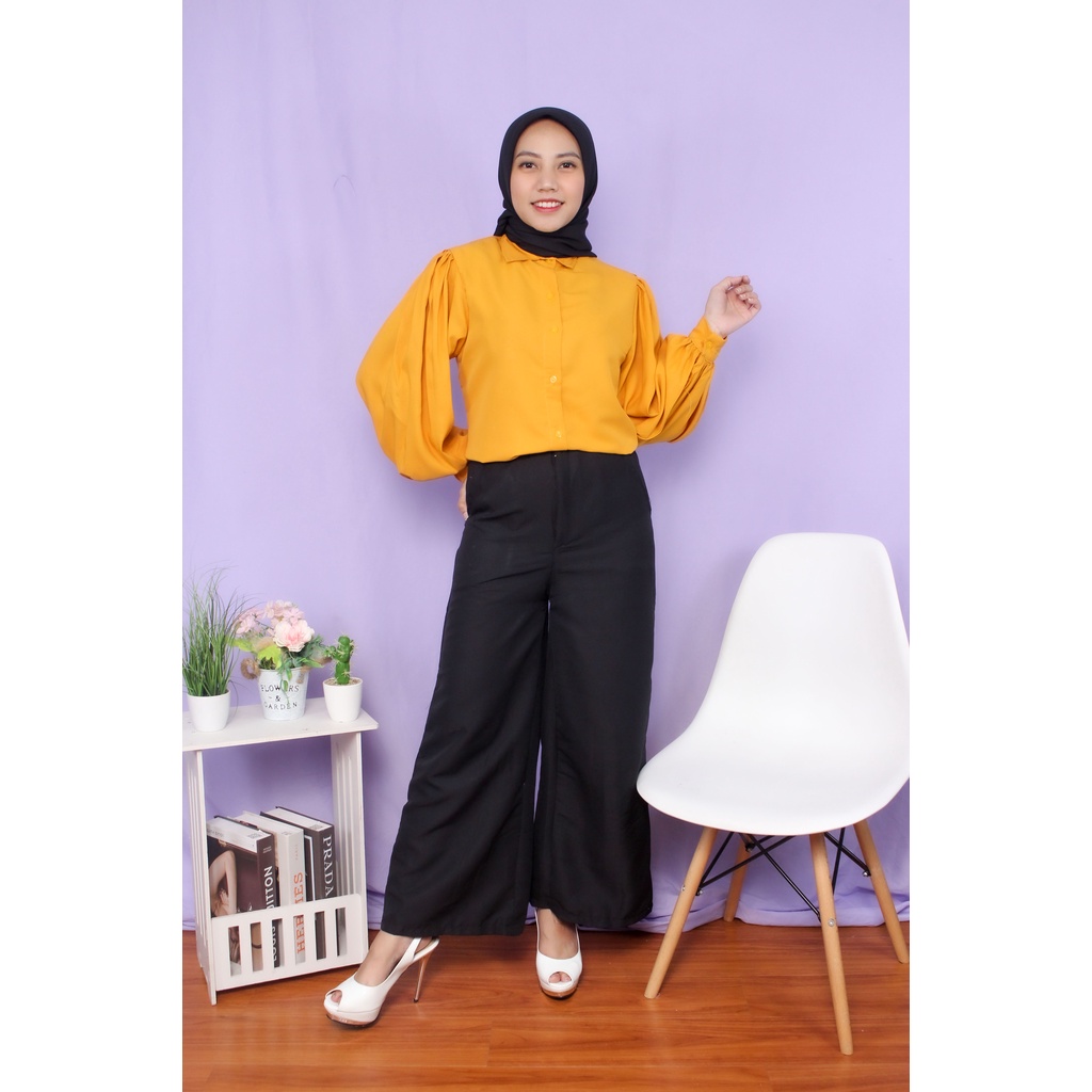 RX Fashion - Audry Rufi Basic Shirt Blouse / Blouse Mona / Kherila -BN-4