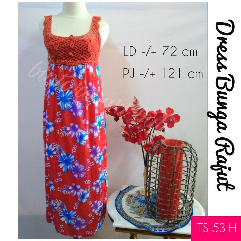 dress rajut dress merah dress wanita dress panjang rajut