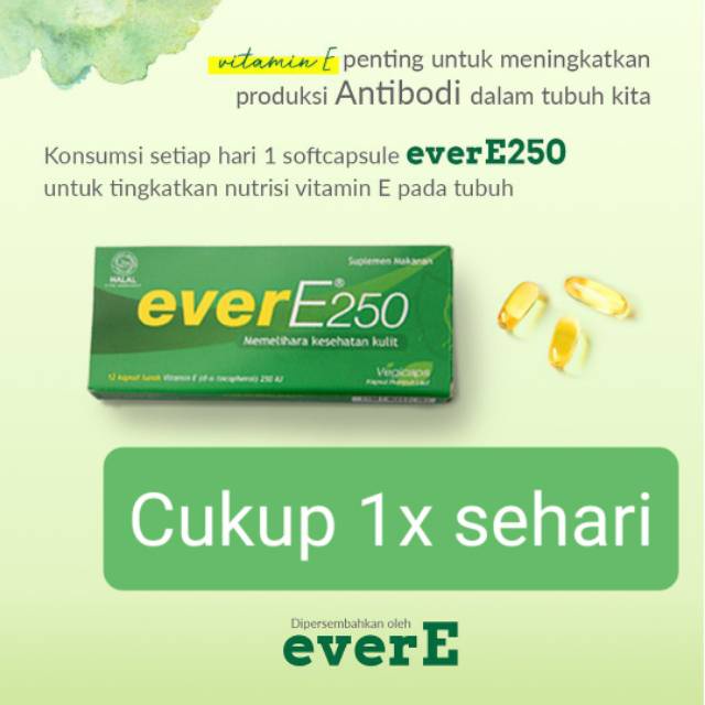 Ever E 250IU 𝟑𝟎 - 𝟏 𝐊𝐨𝐭𝐚𝐤 𝐢𝐬𝐢 𝟑𝟎 𝐊𝐚𝐩𝐬𝐮𝐥 𝐋𝐮𝐧𝐚𝐤