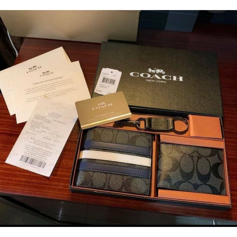 Dompet Pria Coach Asli