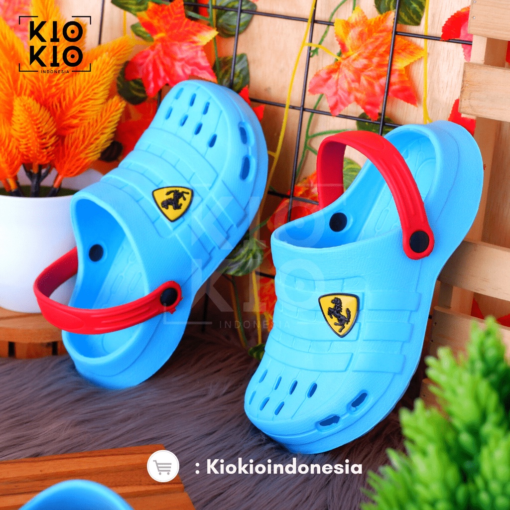 Sandal Sepatu Anak bakpao Karet / Sandal Baim Anak / Sandal Kodok Anak Empuk Nyaman Anti Slip size 30 s/d 35