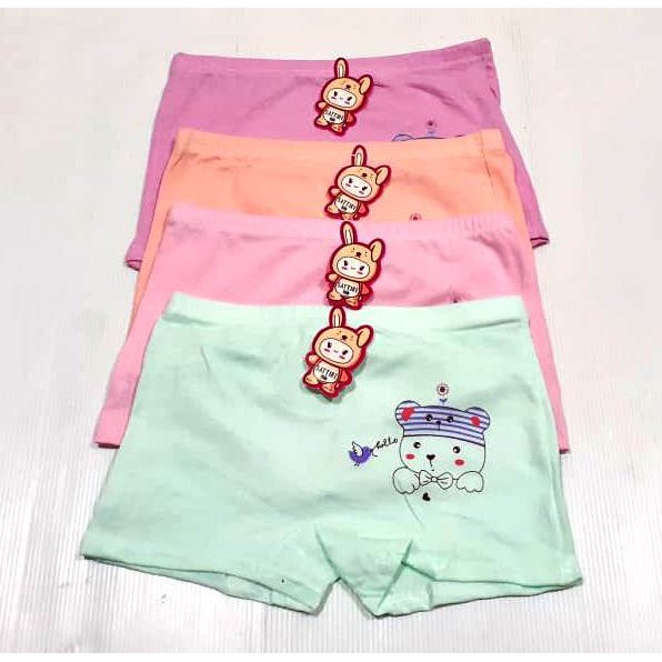 (3pcs) Boxer Sattire Kids - celana dalam anak perempuan / boxer anak