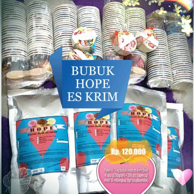 

PAKET BISNIS (BUBUK ES KRIM + CUP)
