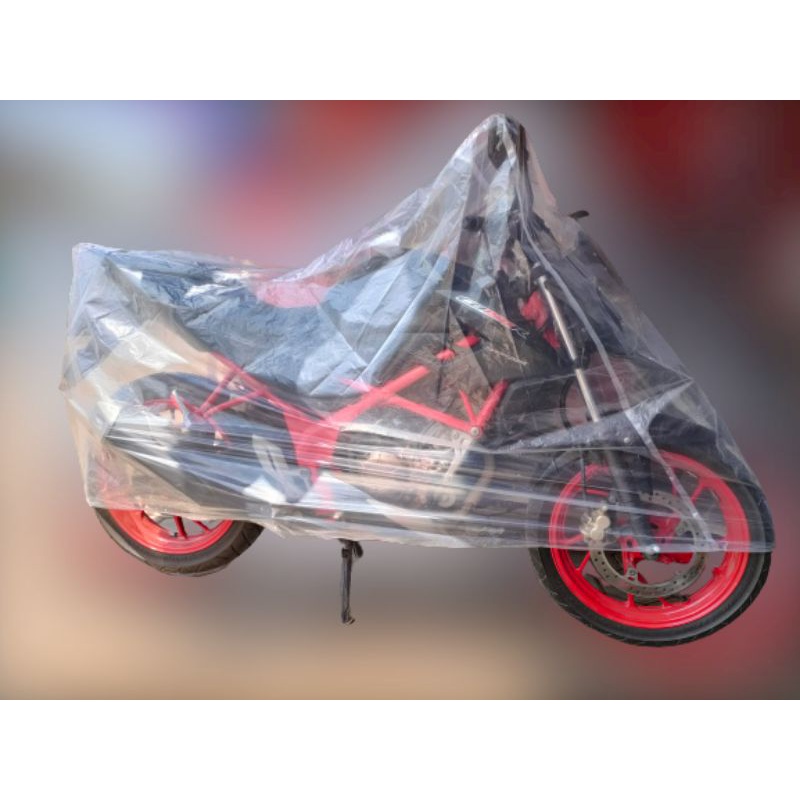 cover motor plastik transparan tebal