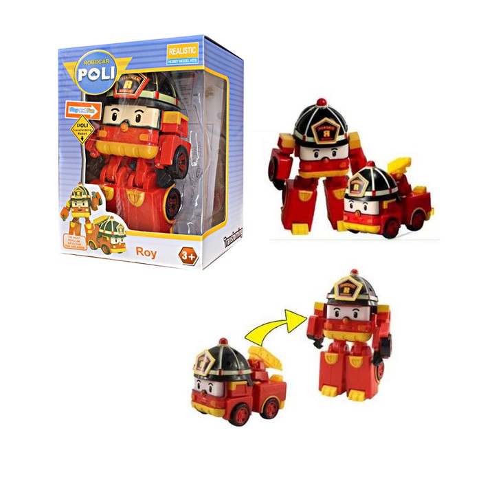 robocar poli - robocar roy - ROBOCAR TRANSFORMING ROBOT - mobil robot