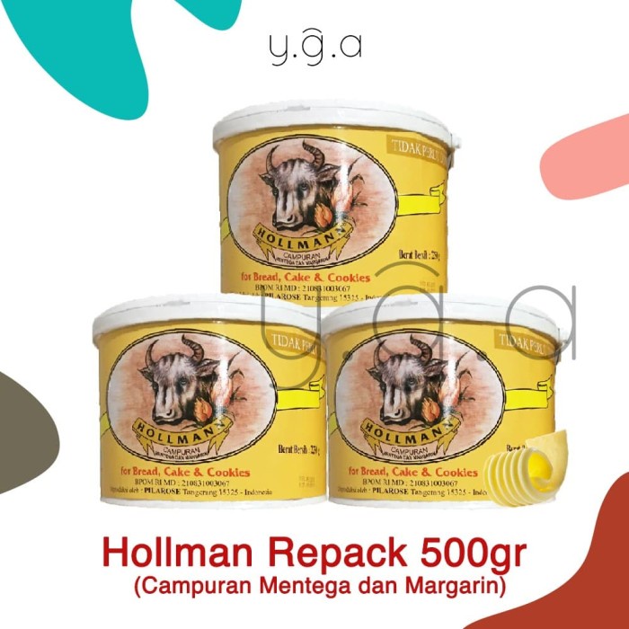 

fe20111 Hollman Butter Mentega Margarin Repack 500Gr Xa201As