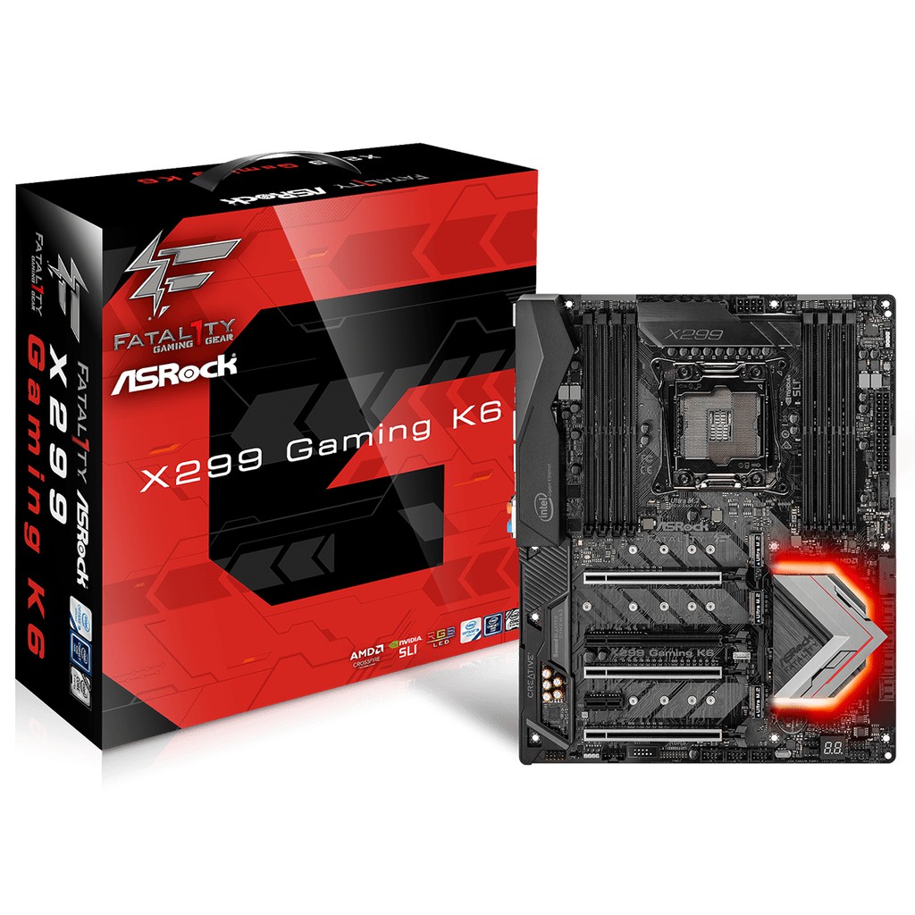 Asrock Fatal1ty X299 Gaming K6 motherboard