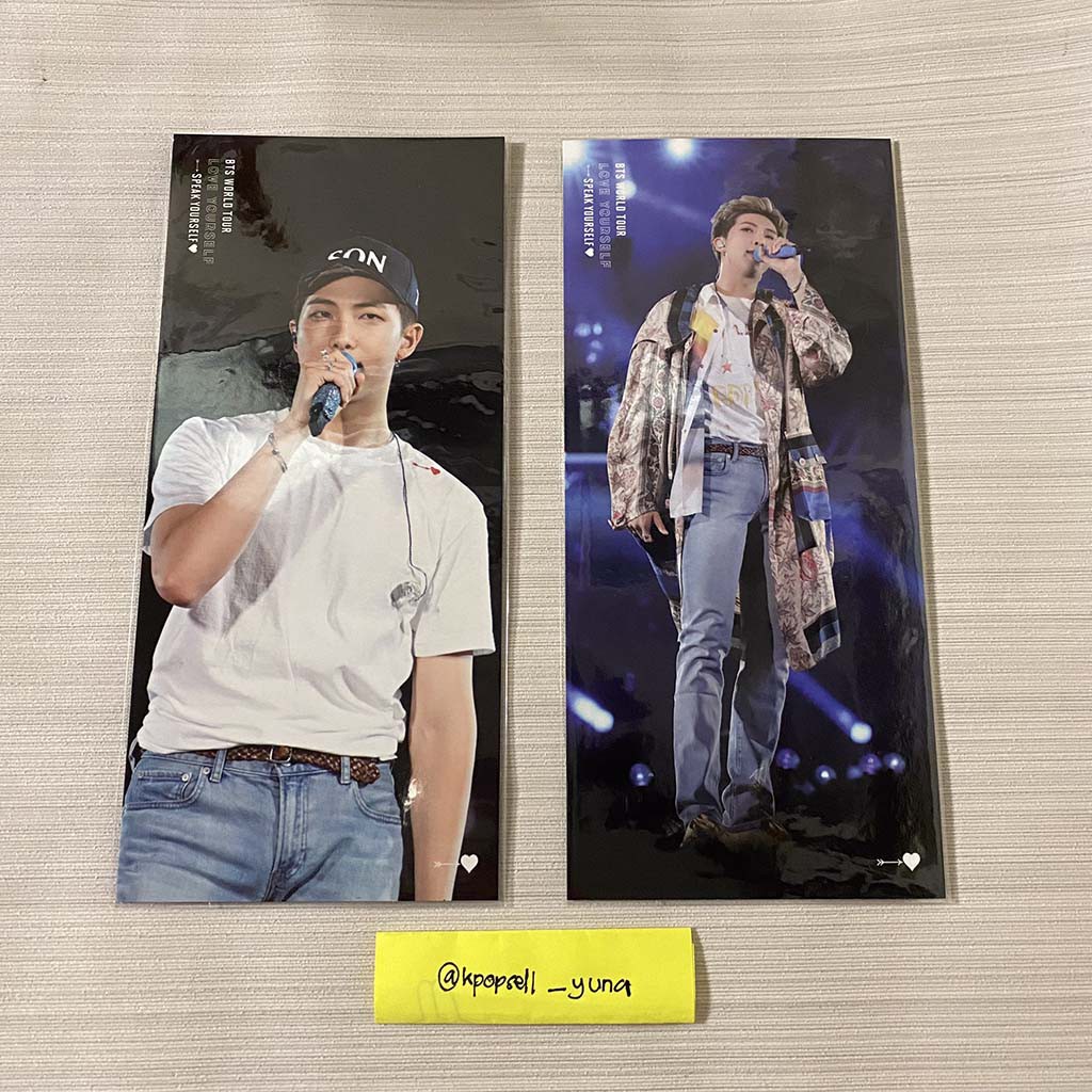 BTS RM Kim Namjoon DVD Speak Yourself London / Sao Paulo Brazil Bookmark