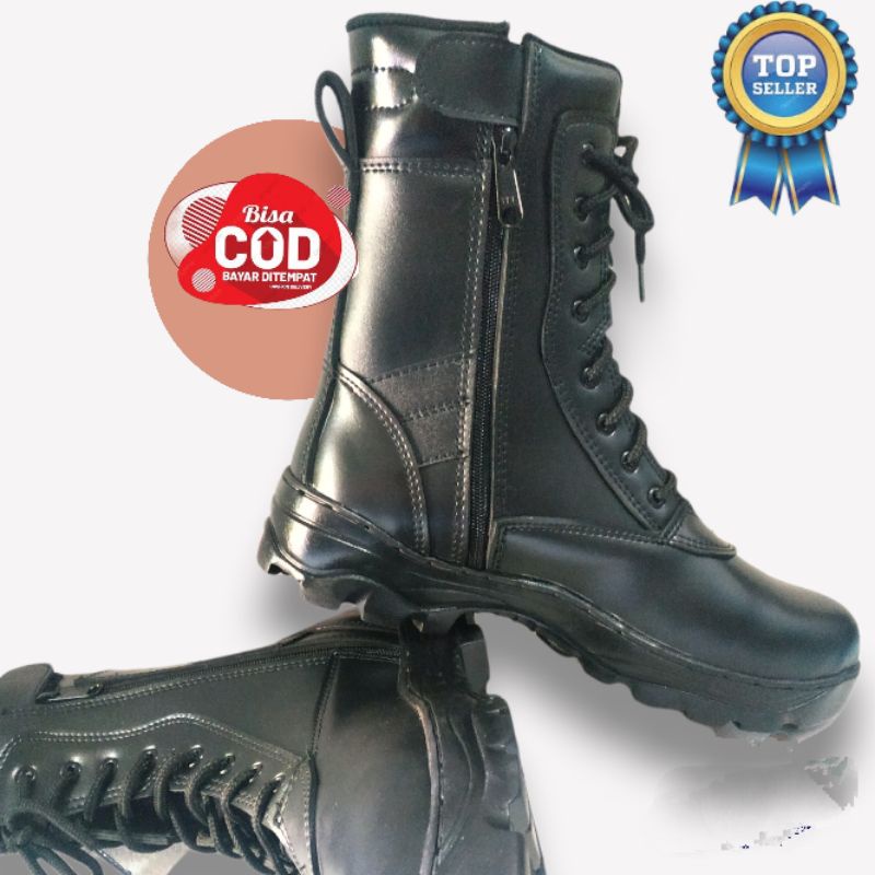 Sepatu pdl dinas sepatu pdl kerja harian hitam dop