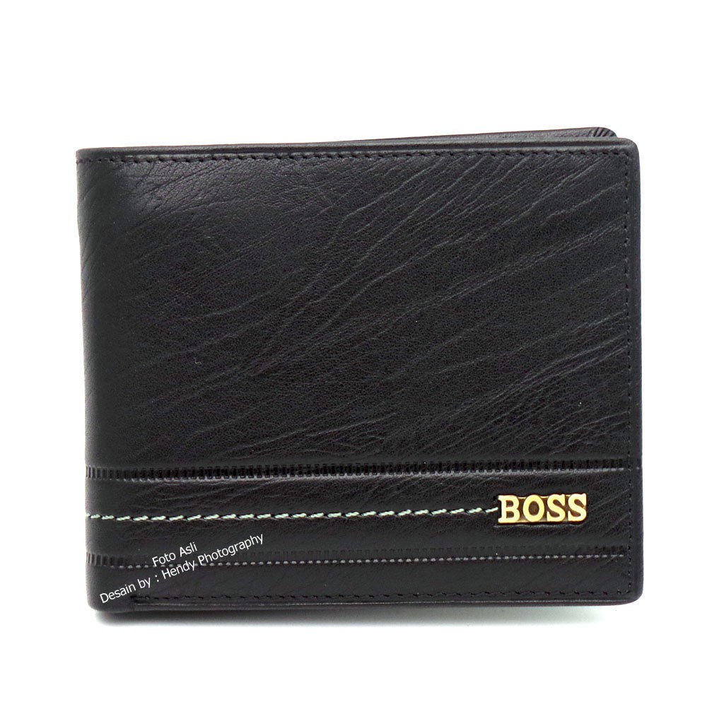 DOMPET PRIA KULIT ASLI IMPORT MURAH  LEMBUT |HUGO BOSS B0343-12