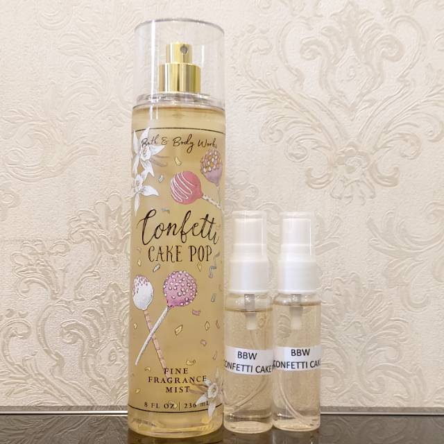 BBW bodymist confetti cake pop