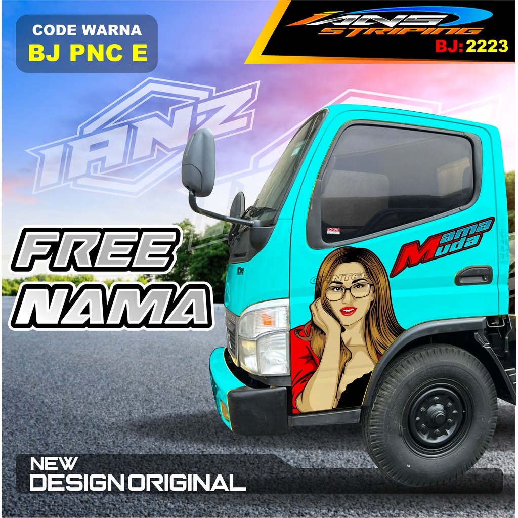 STIKER VARIASI PINTU TRUK FUSO RAGASA / DECAL PINTU DUMTRUK  / STIKER MOBIL TRUK / STIKER PINTU TRUK KEREN