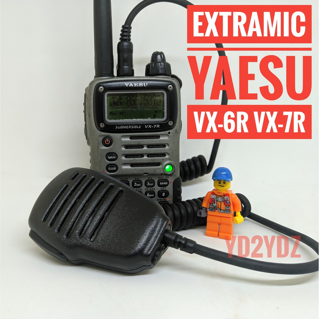 extramic yaesu vx6 vx7 microphone vx-6r vx-7r mic vx6r vx7r handmic mikrofon ft270 ft270r vx-6 vx-7 ft-270r