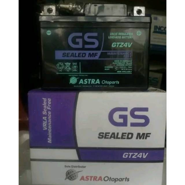  Aki  GTZ4V GS kering Honda beat  dan Yamaha Mio J Shopee 