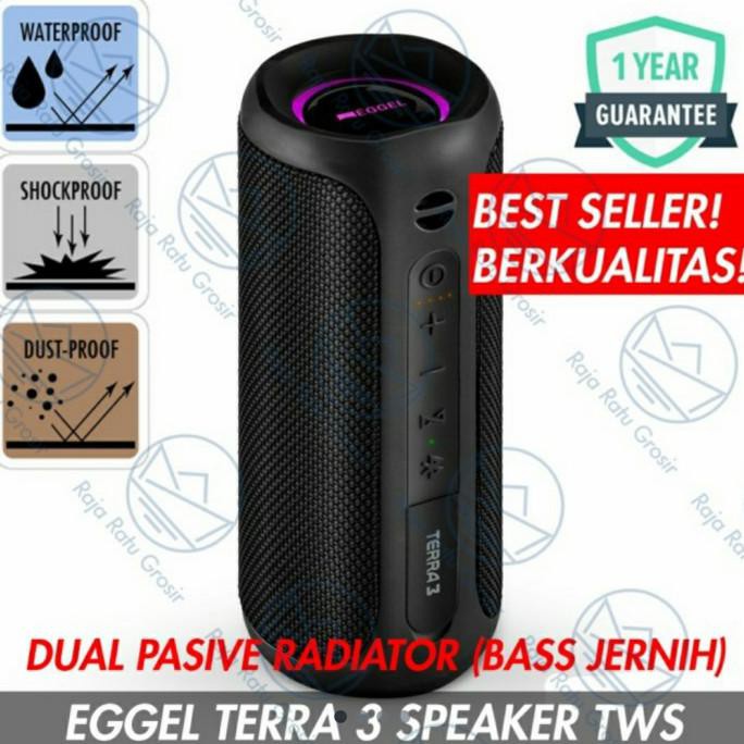 BIG SALE      Speaker Bluetooth Eggel Terra 3 Termurah