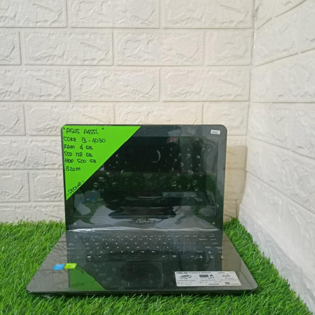 ASUS A455L CORE I3-4030 RAM 4 GB SSD 128 GB HDD 500 GB 14 INCH