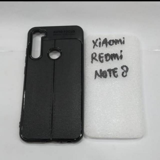 auto focus XIAOMI REDMI NOTE 8 silikon karet hitam soft case NOTE8