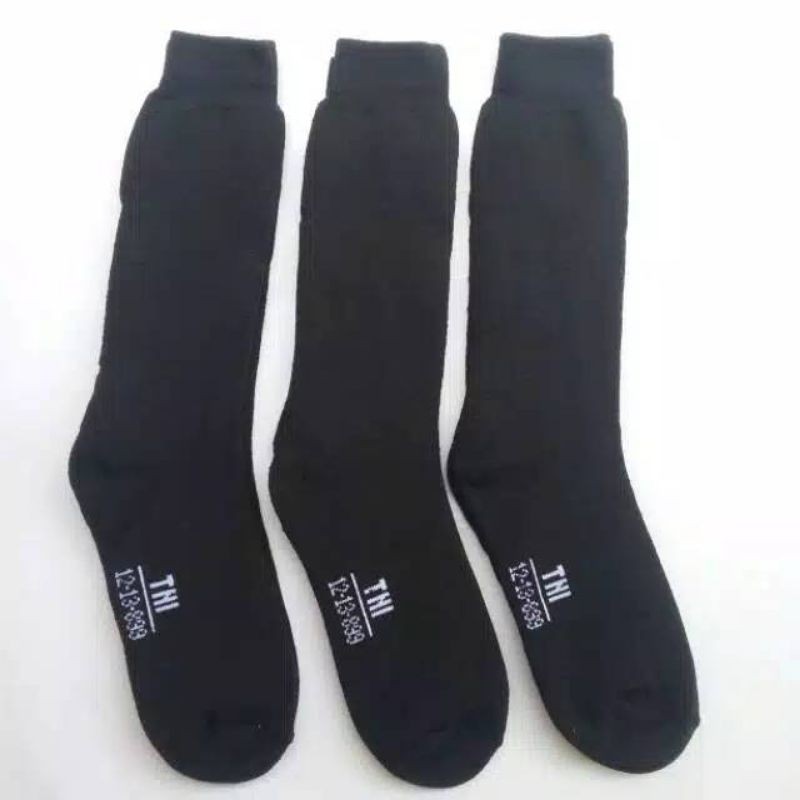 Kaos Kaki Hitam Tebal