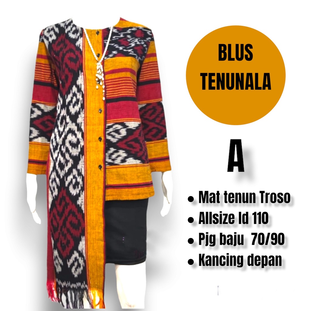 Blus Tenunala ori  tenun troso