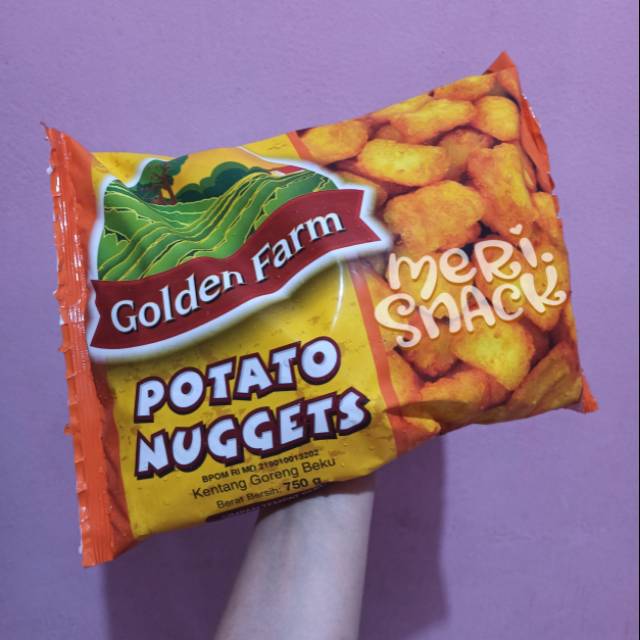 

Golden Farm Potato Nuggets 750gr / Nugget Kentang