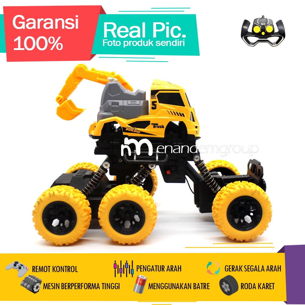 Mainan Mobil Remot Kontrol RC Offroad Climbing Molen Beko Body Besi