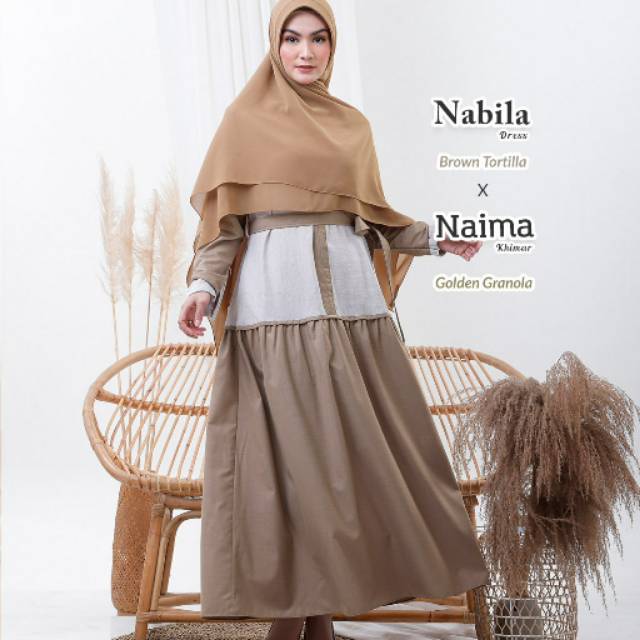 [Agen Resmi] YASMEERA NABILA DRESS MOM DEWASA GAMIS ONLY BAHAN KATUN BUSUI FRIENDLY