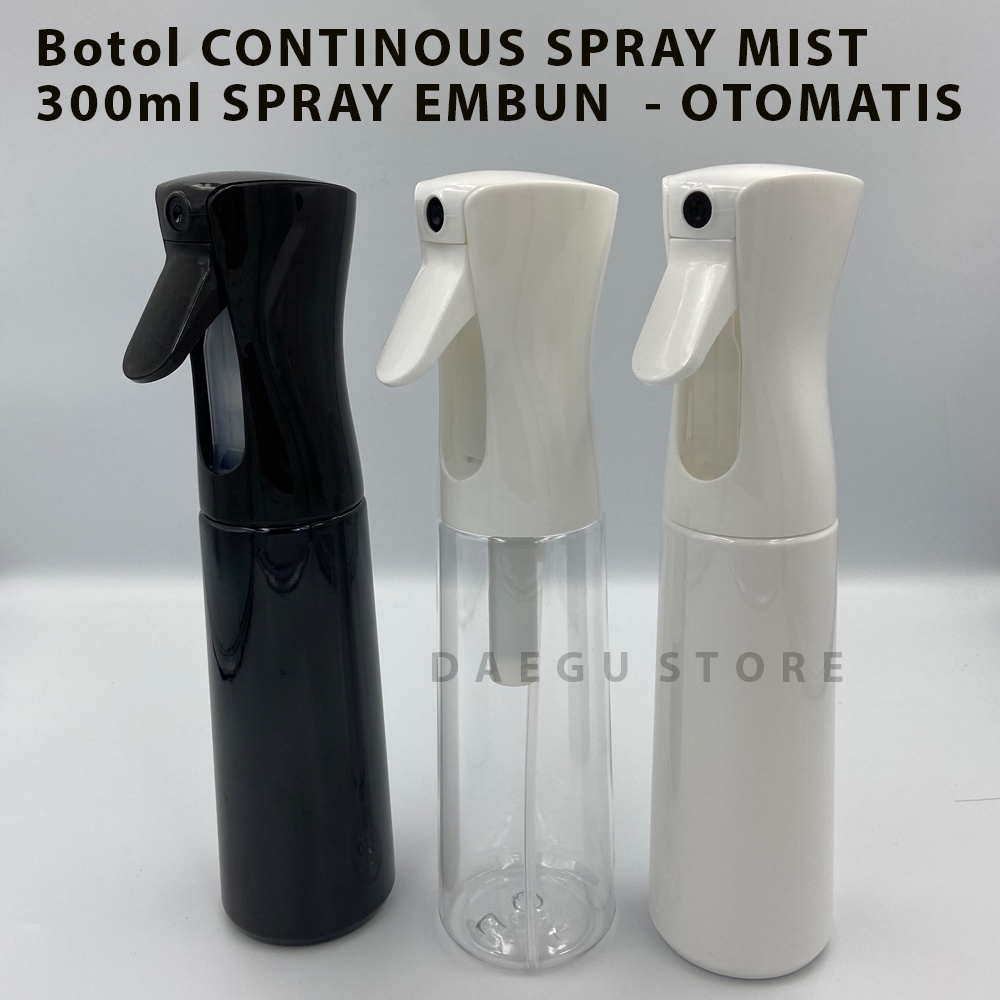 Botol Spray Misty Embun Continous Mist Spray Otomatis Refillable 300ML