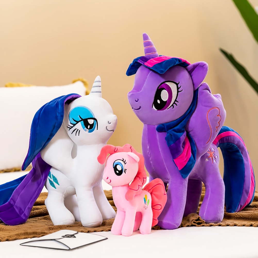 Hw Mainan Boneka Stuffed Plush Kuda Pony Untuk Hadiah Ulang Tahun Anak Perempuan