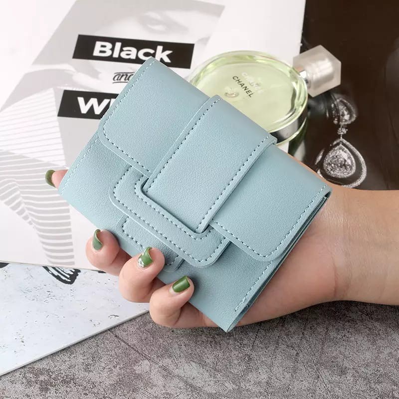 Forever Youth Dompet Wanita Dompet Lipat Import Murah-#3 biru