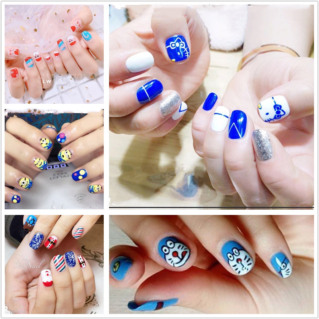 &lt;Jjoygirl&gt;YMX Nail Sticker Motif / Sticker Kuku / Stiker Kuku / Nail Stiker Glitter / Stripes Design