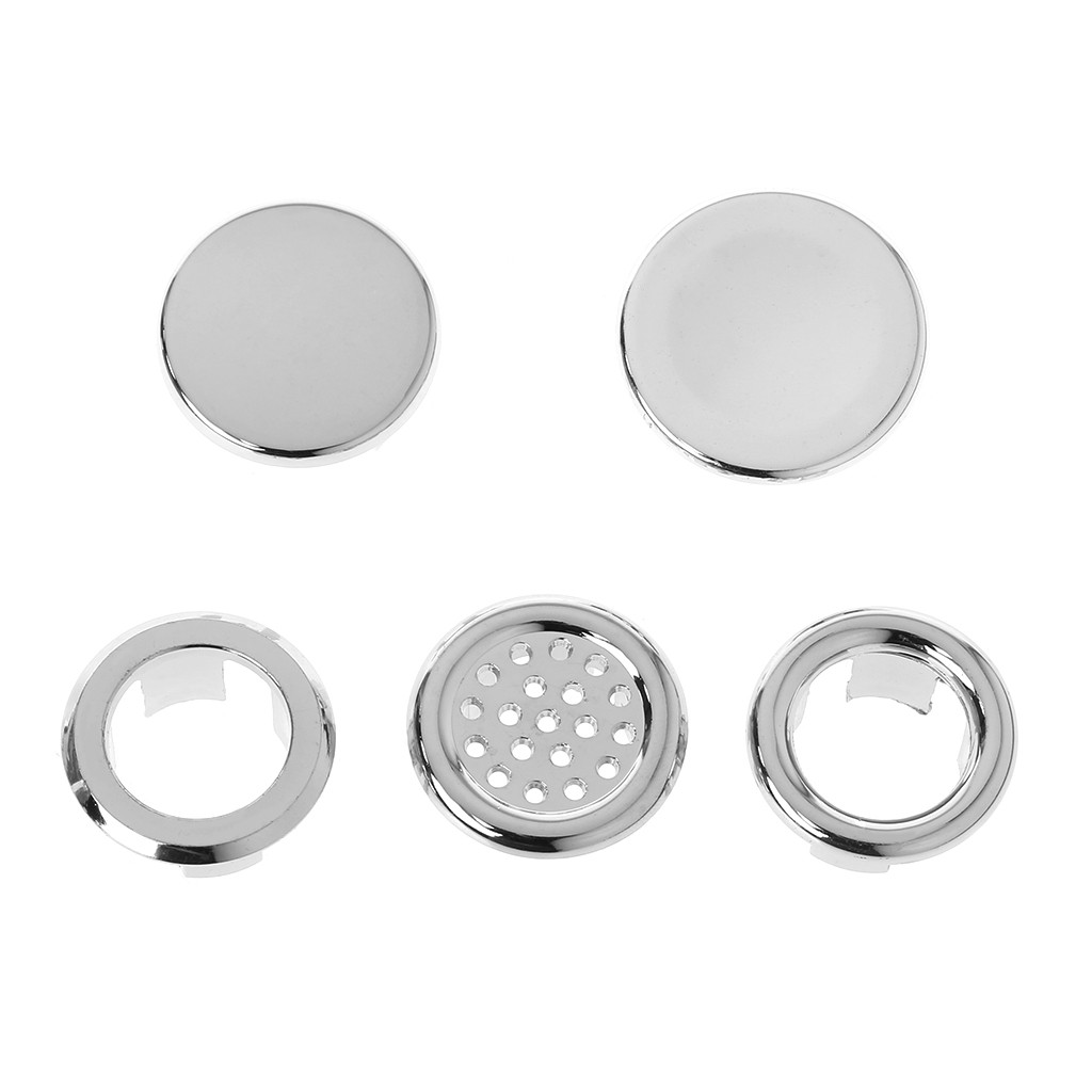 Bathroom Basin Sink Overflow Ring Six Foot Round Insert Chrome Hole Cover Cap Shopee Indonesia