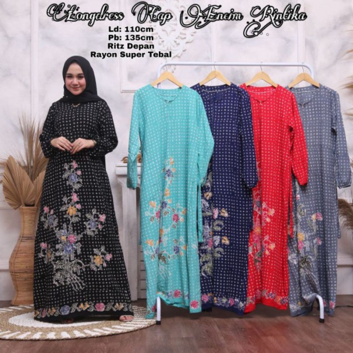 TERBARU       Afni Gamis batik encim rintik