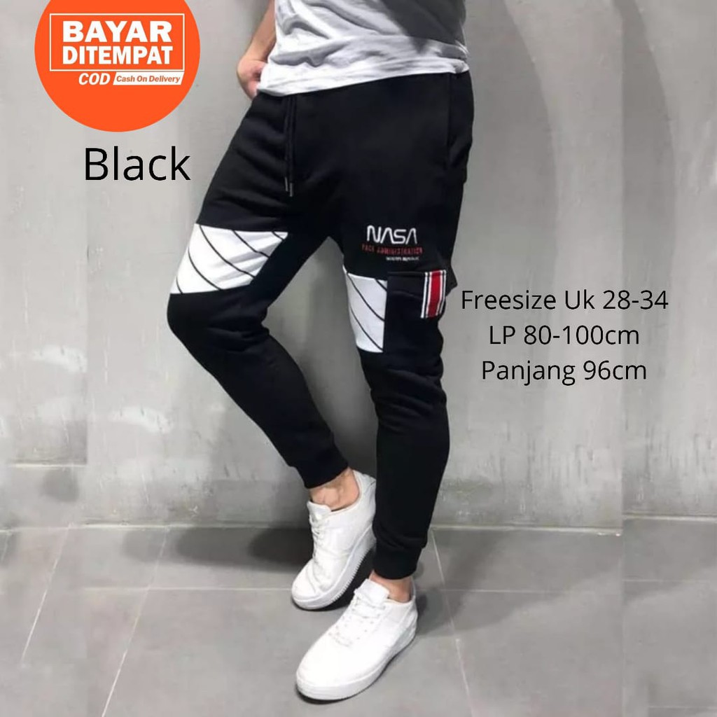 Celana Jogger Pria Panjang SweatPants Pria jogger Pants Nasa Pantai Training Santai Cowok original