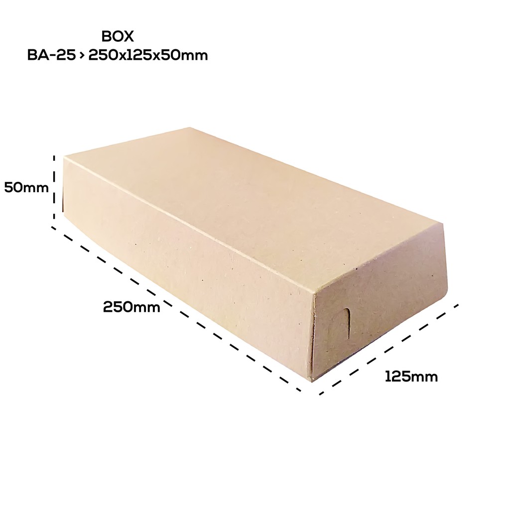 Dus Brownies 25X12.5X5 Box Brownies (B25K4-Laminasi)