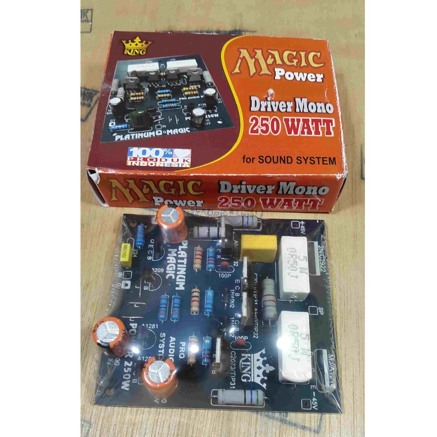 Kit Driver Power Amplifier 250 Watt Mono Magic Shopee Indonesia